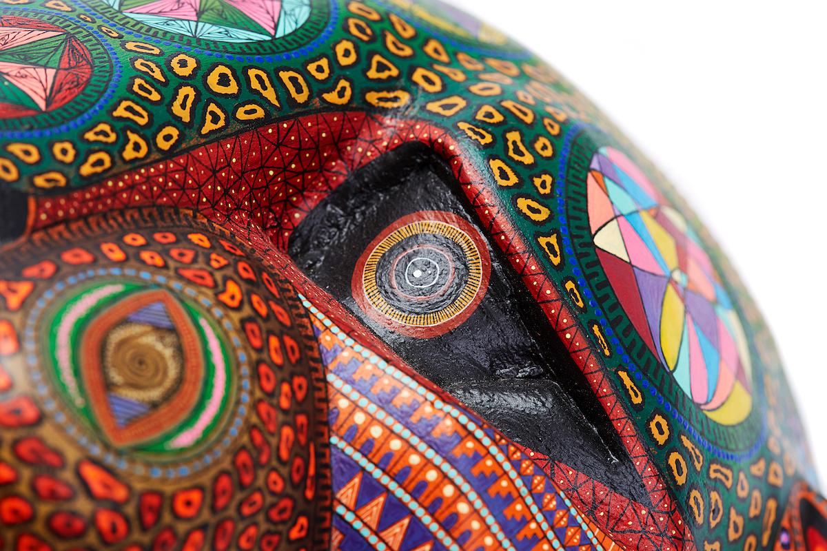 Mascara Jaguar - Jaguar Mask - Mexican Folk Art  Cactus Fine Art 7