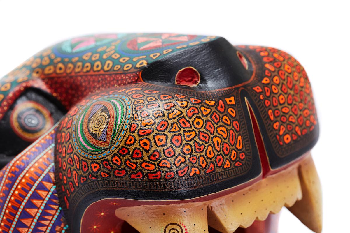 Mascara Jaguar - Jaguar Mask - Mexican Folk Art  Cactus Fine Art 8