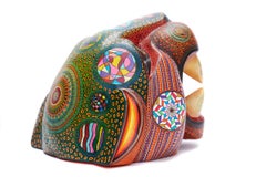 Mascara Jaguar - Jaguar Mask - Mexican Folk Art  Cactus Fine Art