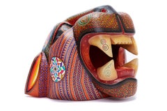 Mascara Jaguar - Jaguar Mask - Mexican Folk Art  Cactus Fine Art