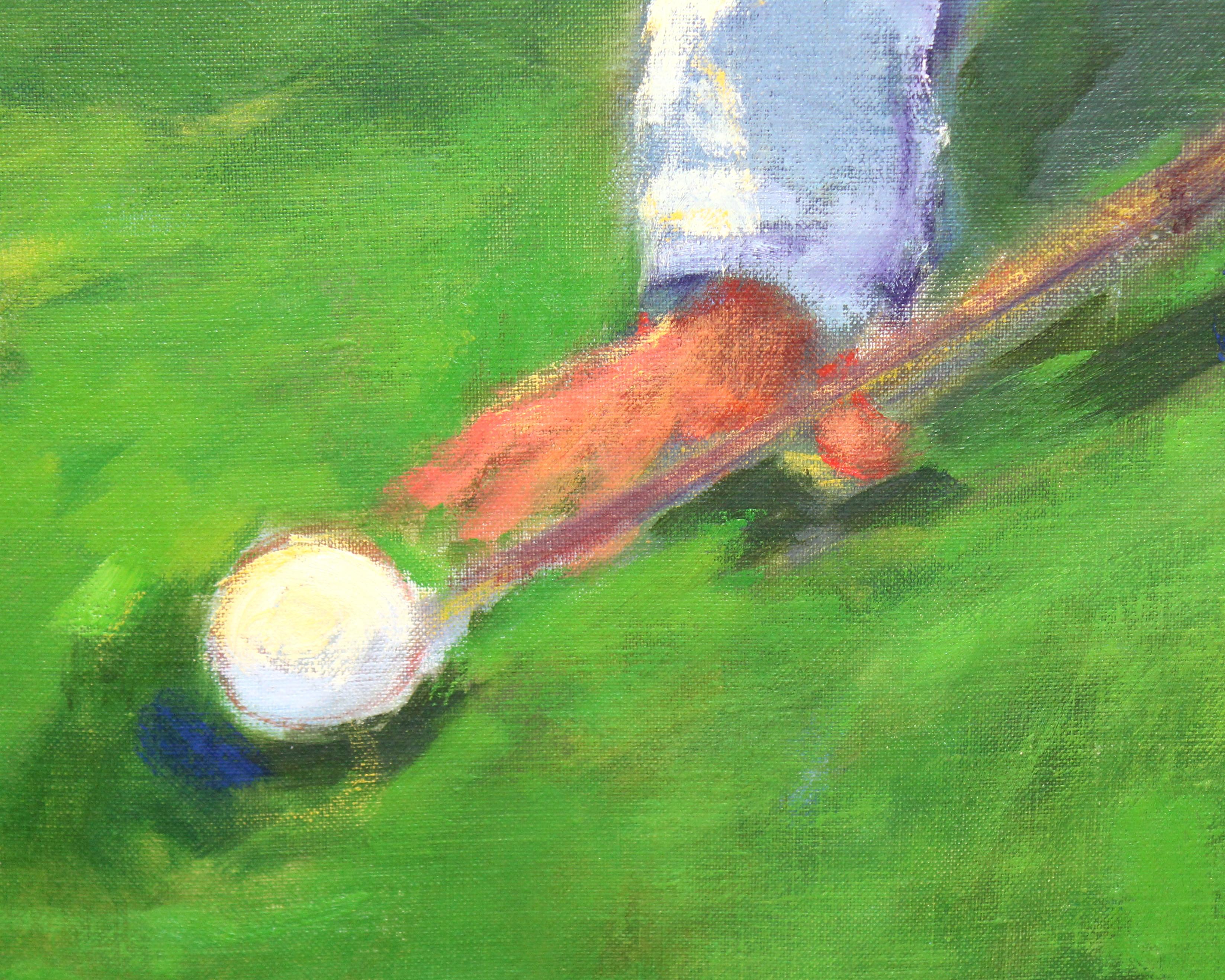 La partida - Óleo sobre tela - 97 x 130 cms. en vente 3