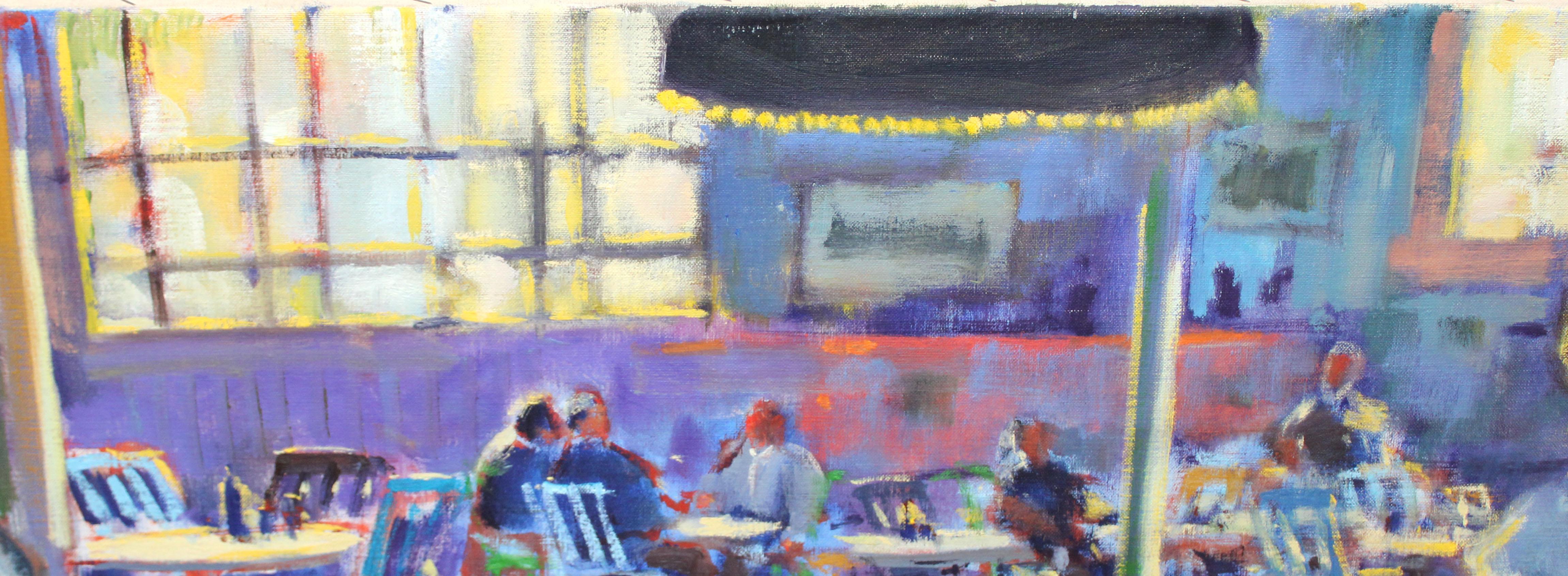 La partida - Óleo sobre tela - 97 x 130 cms. en vente 4