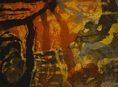 Manuel Facal, Radierung auf Papier, „Fondo VI“ (Original, 1985)