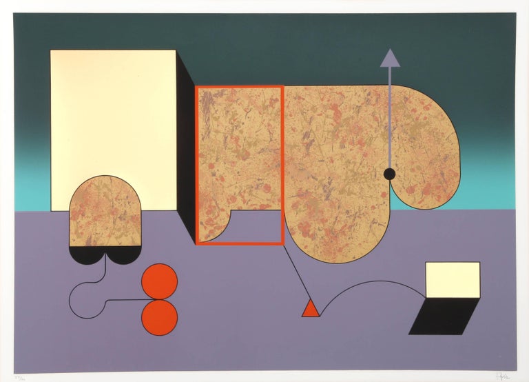 Manuel Felguérez - Colourful Abstract Silkscreen by Manuel Felguerez ...