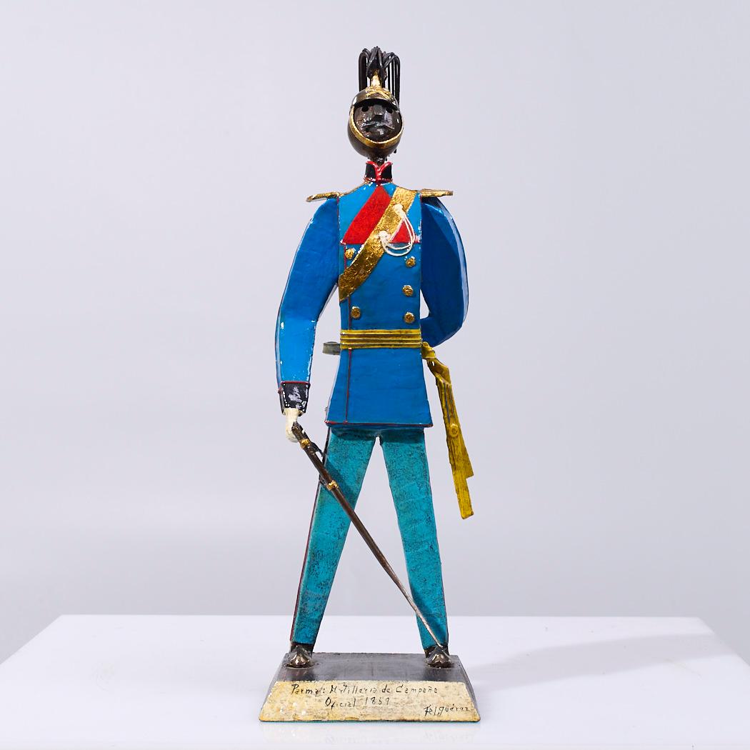 Manuel Felguérez Soldado de juguete de metal mexicano de mediados de siglo (1 de 7)

Esta figurita mide 5 de ancho x 5 de fondo x 16 pulgadas de alto

Hacemos nuestras fotos en un estudio con iluminación controlada para mostrar el máximo detalle