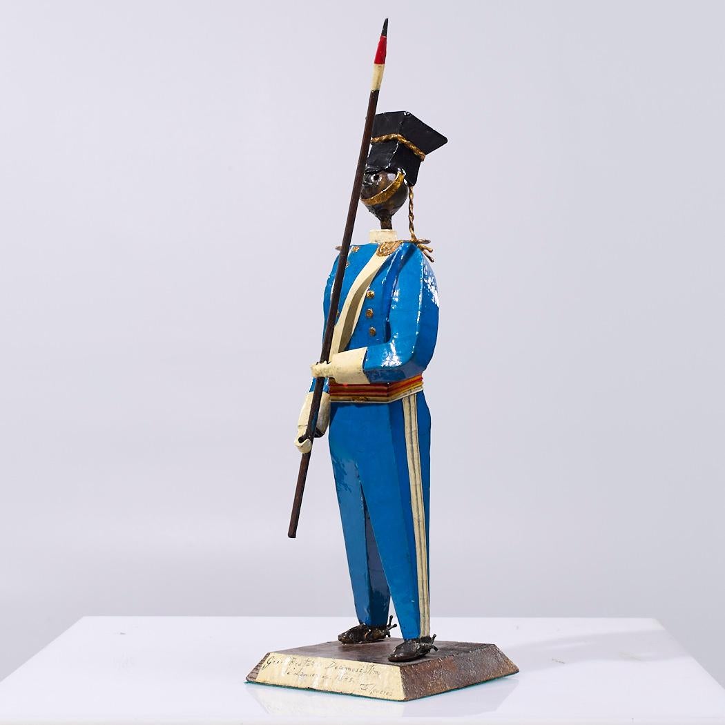 Manuel Felguérez Soldado de juguete de metal mexicano de mediados de siglo (1 de 7) Moderno de mediados de siglo en venta