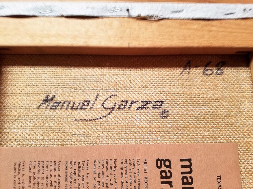 Manuel Garza Öl auf Leinwand:: 1968 im Angebot 3