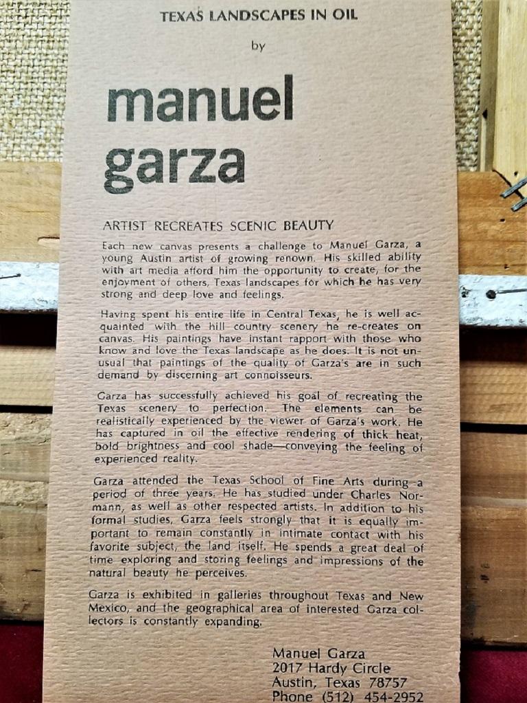 Manuel Garza Öl auf Leinwand:: 1968 im Angebot 4