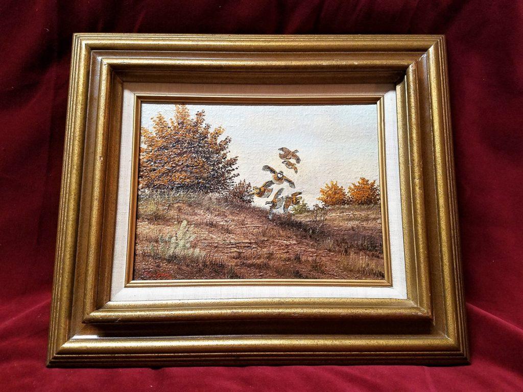 Country Manuel Garza Oil on Canvas, 1968 For Sale
