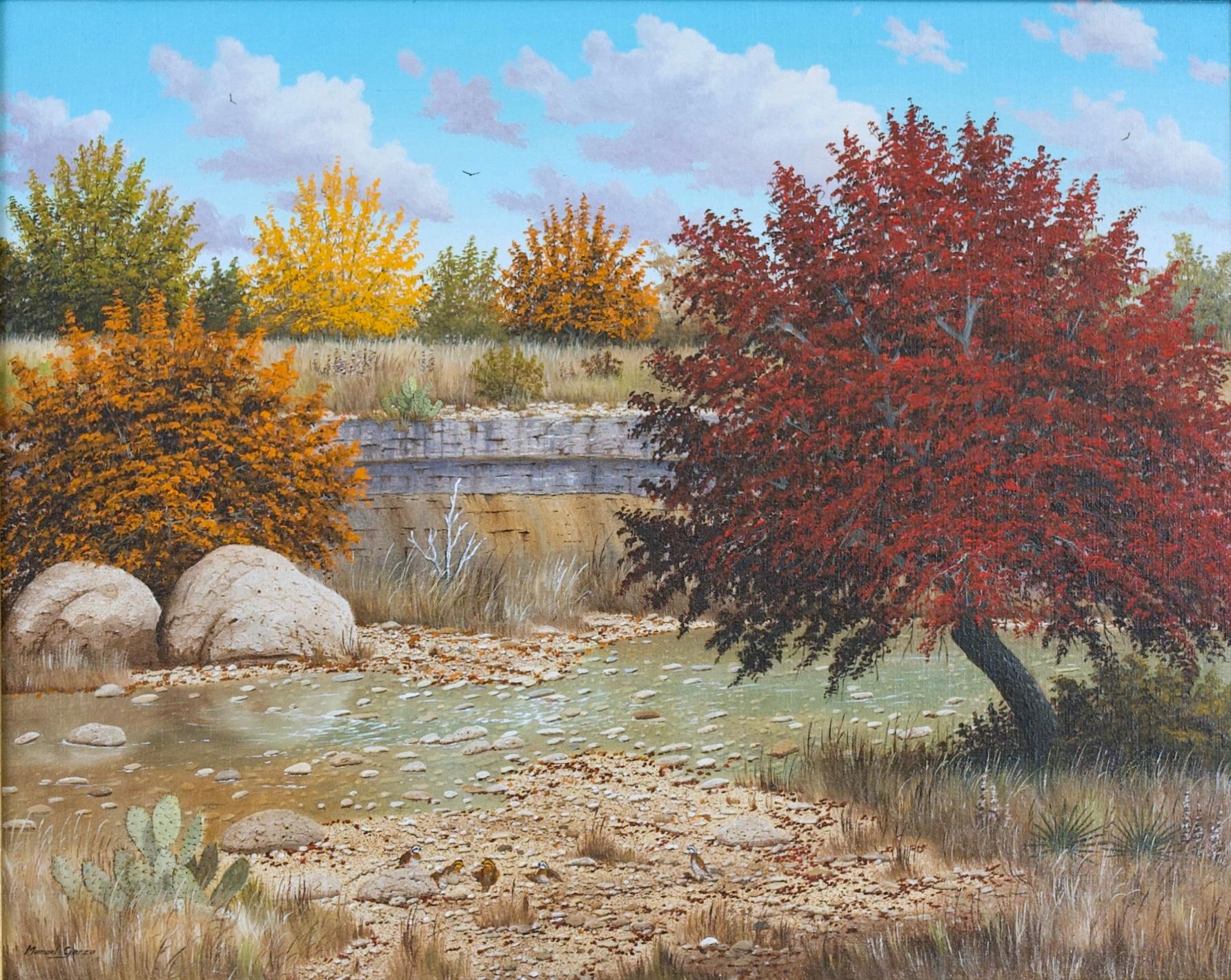 Manuel Garza Landscape Painting - Fall Landscape