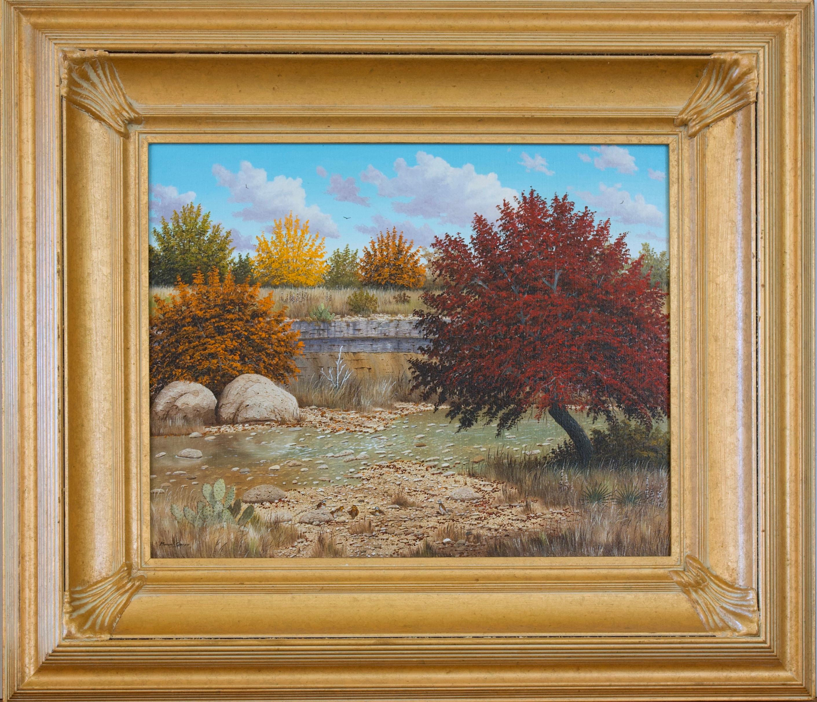 Fall Landscape - Painting by Manuel Garza