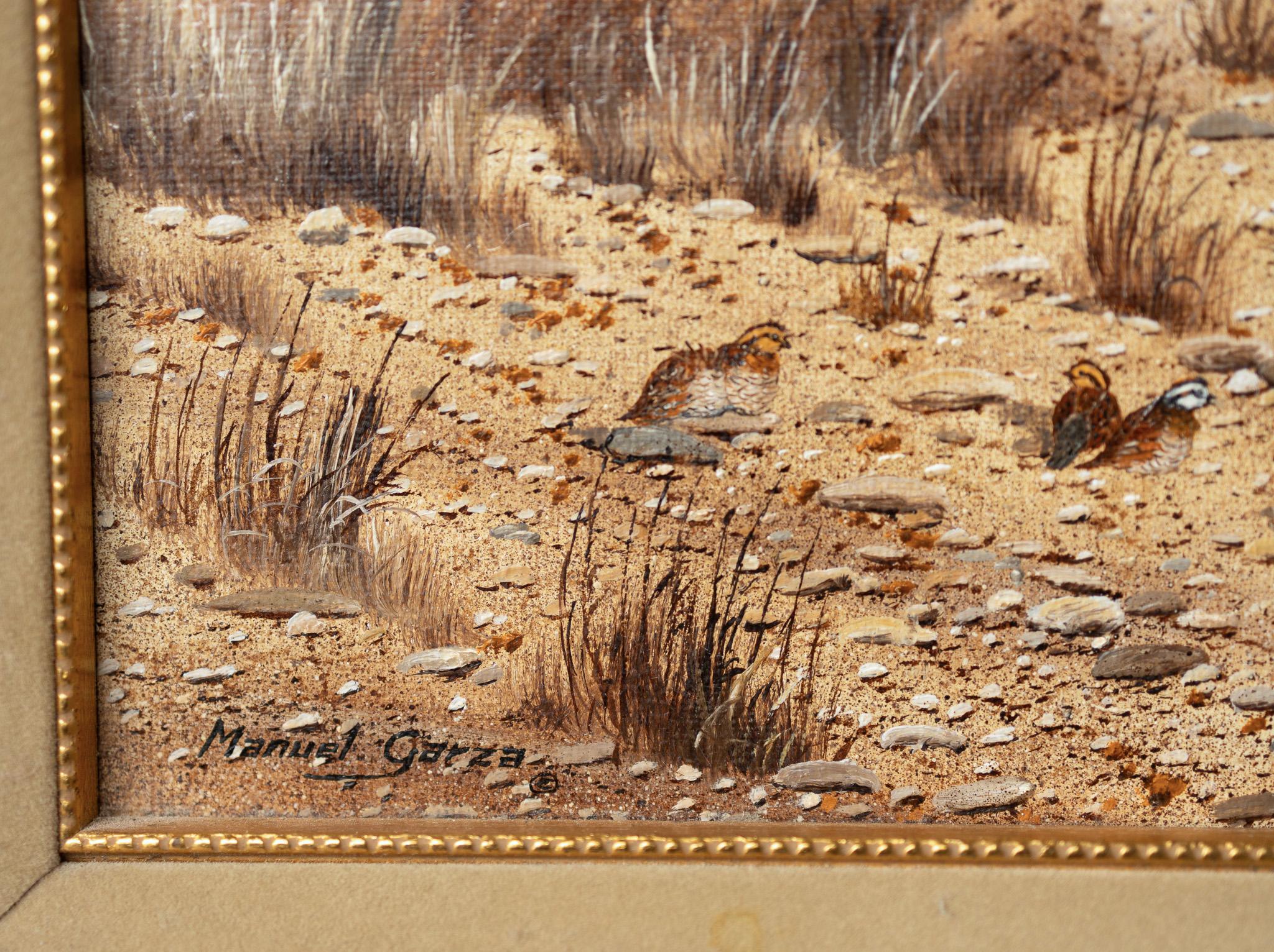 Fall Landscape with Quail 1