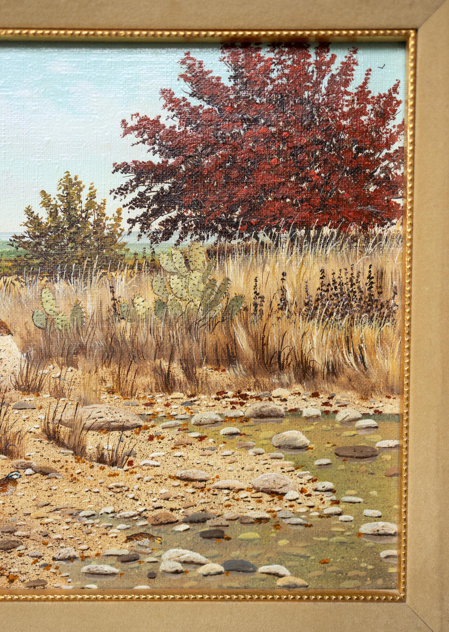 Fall Landscape with Quail 3