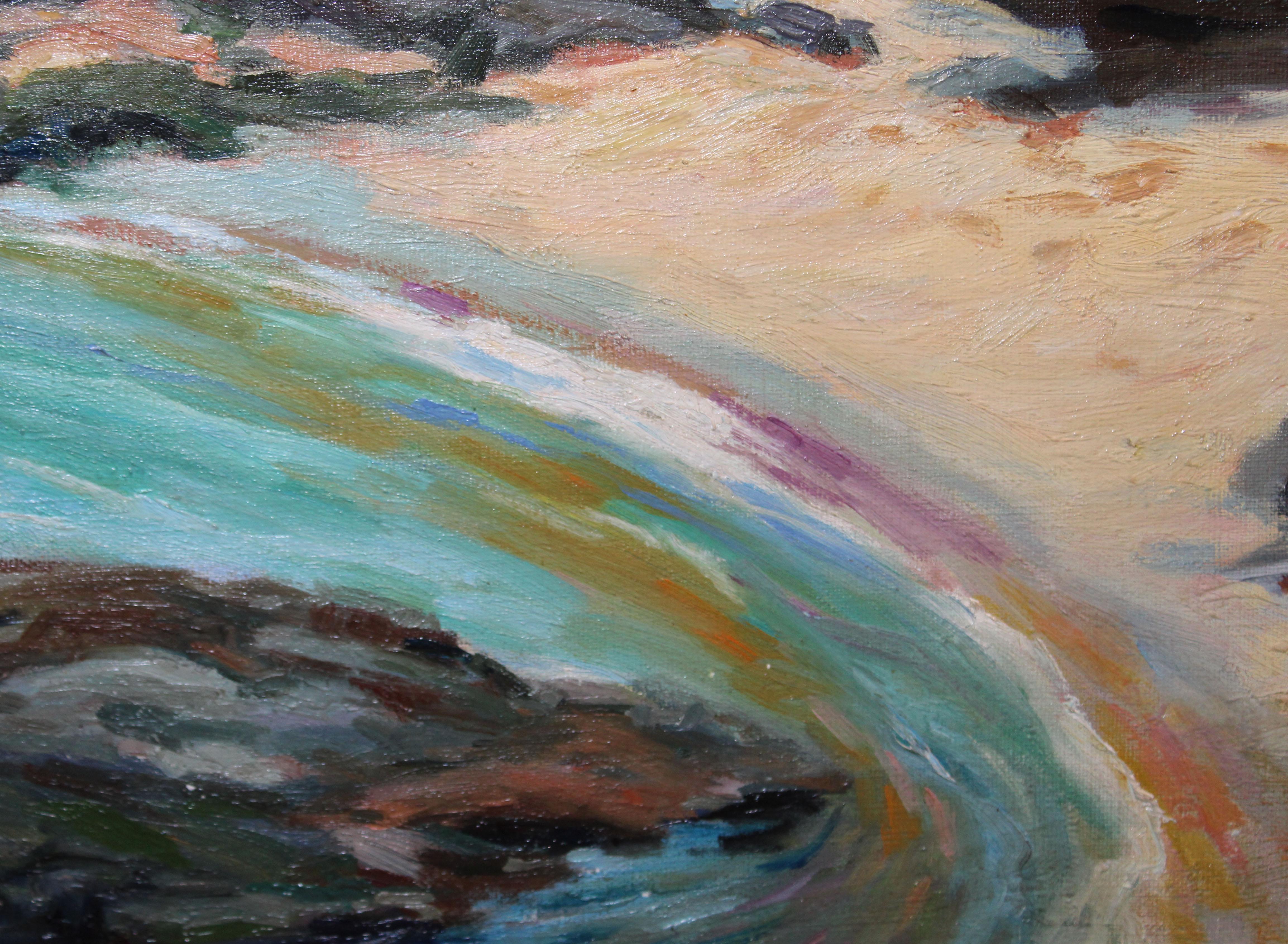 Begur (Costa Brava) - Óleo sobre tela in vendita 3