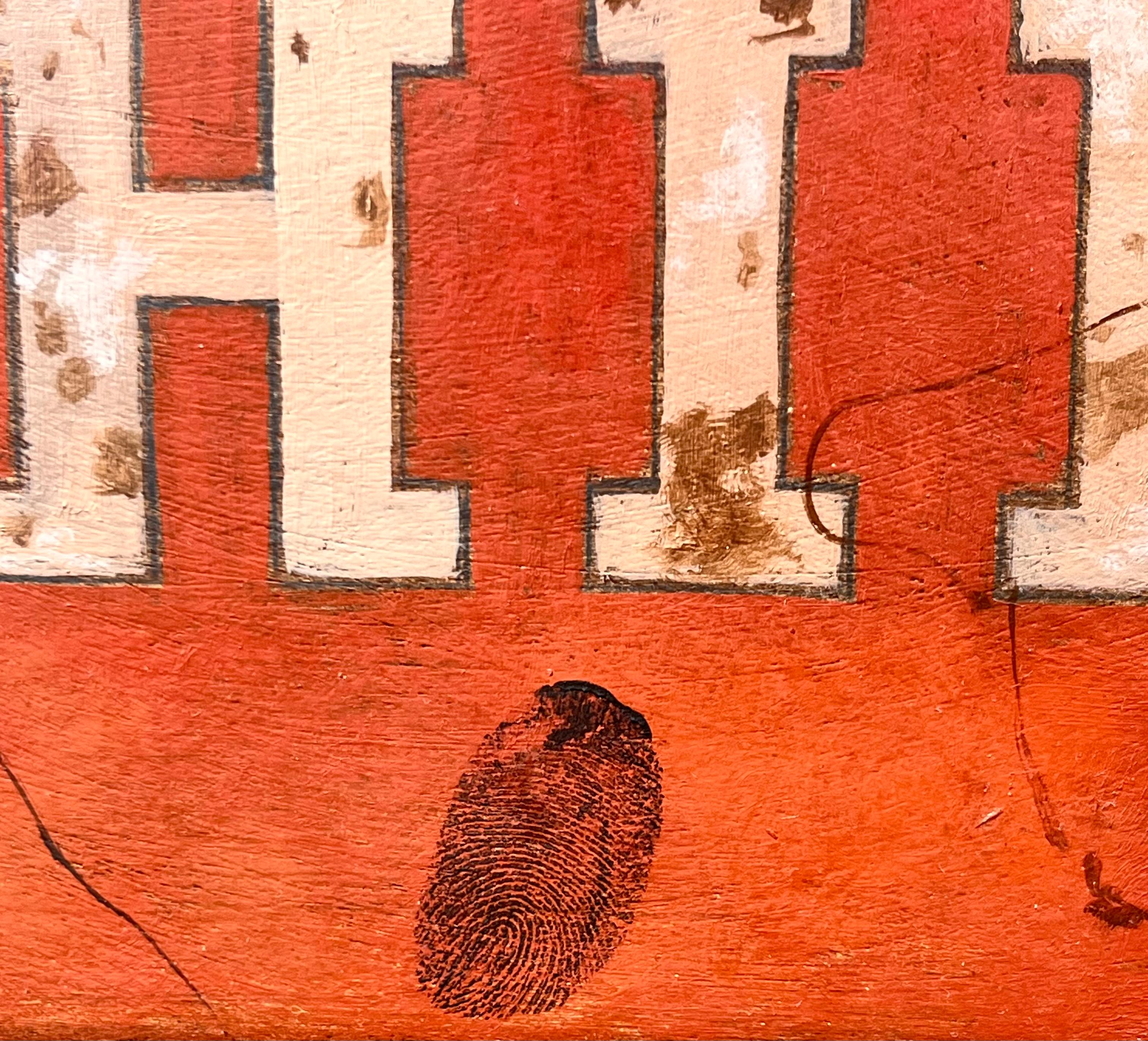 Trompe Loeil Can Malerei mit dem Titel 
