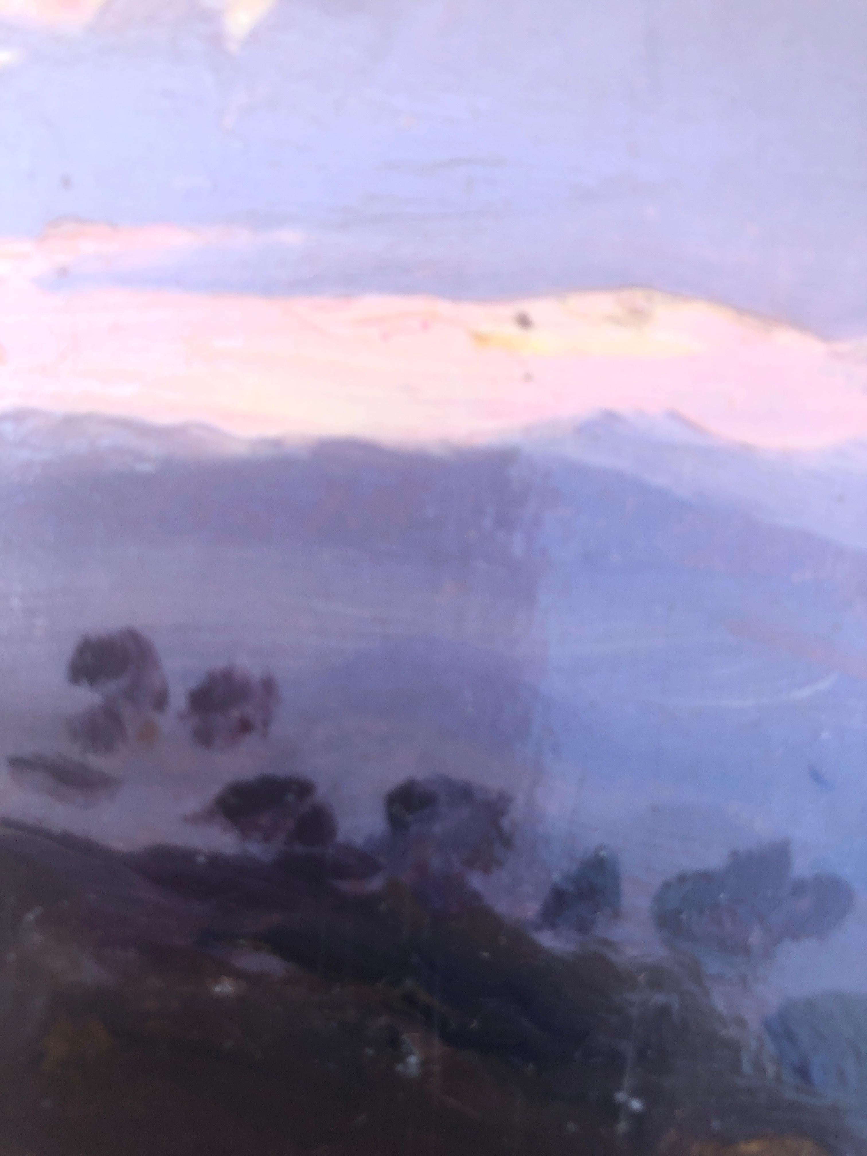 Manuel Isidor Valle Micolau (1874-1959) - Spanish landscape - Oil on board
Oil mesures 18x11 cm.
Frame measures 28x22 cm.

Photographer and artist from Lleida trained at the 