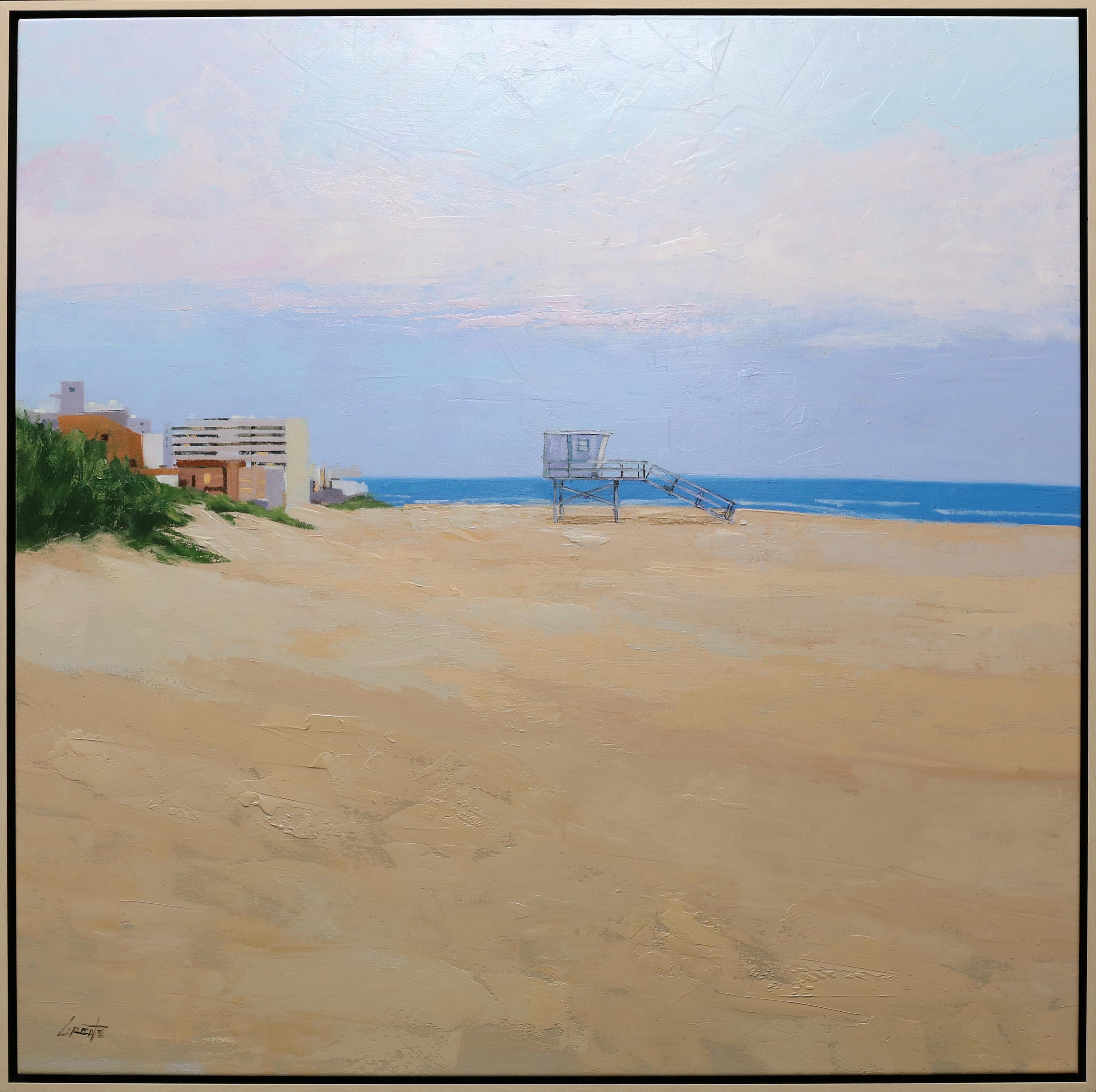 Manuel Lorente Landscape Painting - Quiet Beach