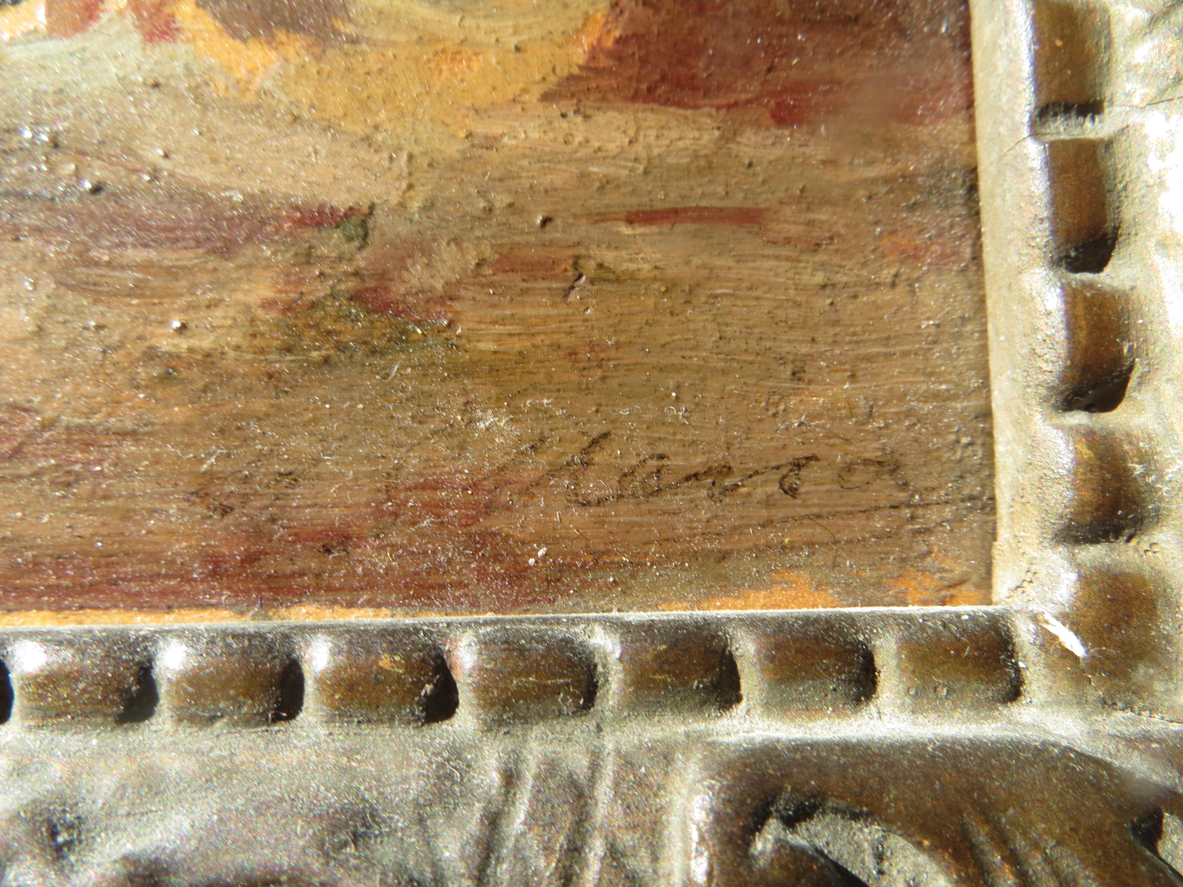 Lavenders on the Edge of the River Signed For Sale 1