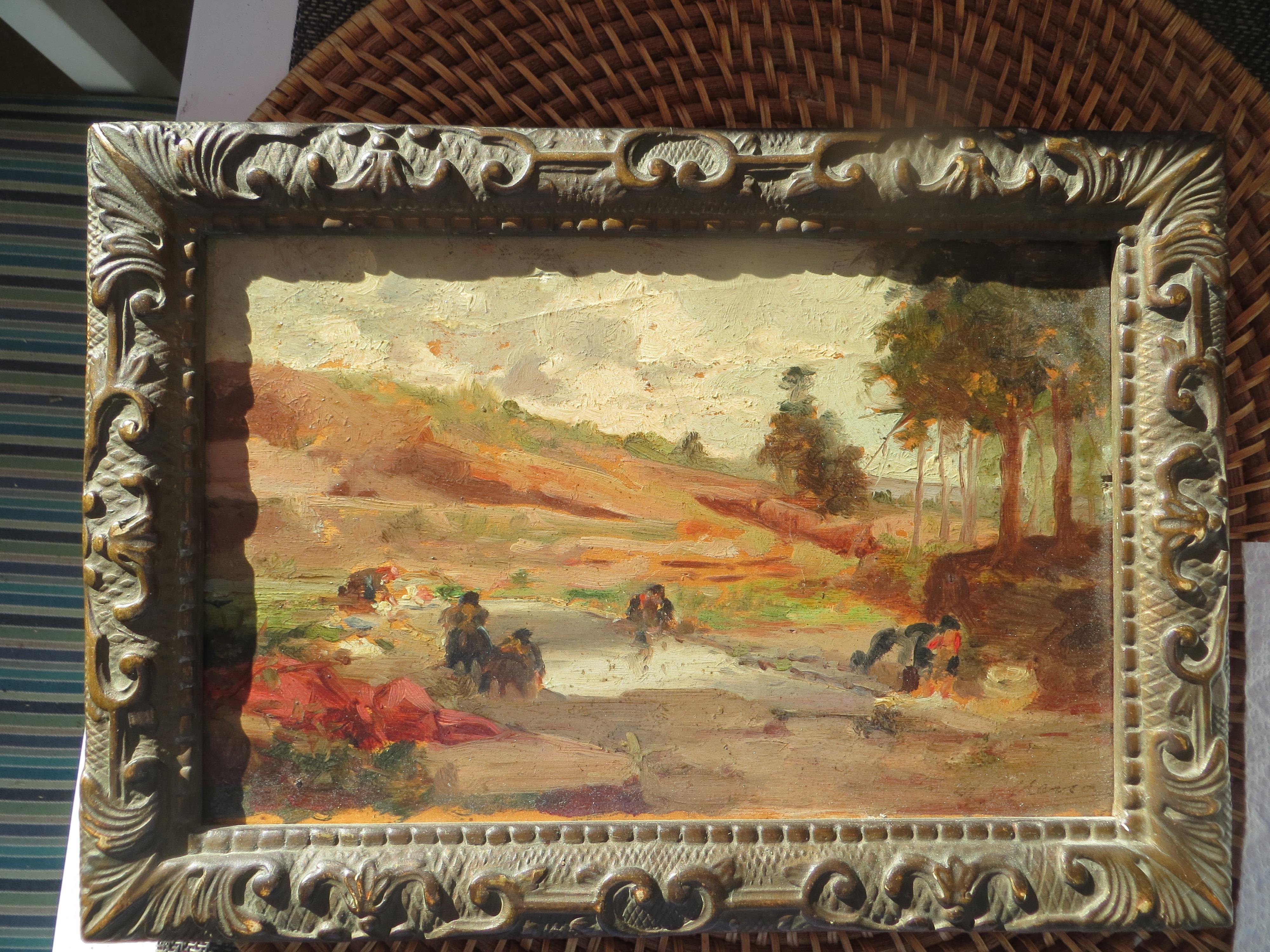 Lavenders on the Edge of the River Signed For Sale 2