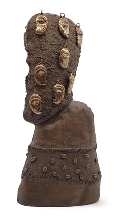 Rostro (rara scultura in bronzo di grandi dimensioni)