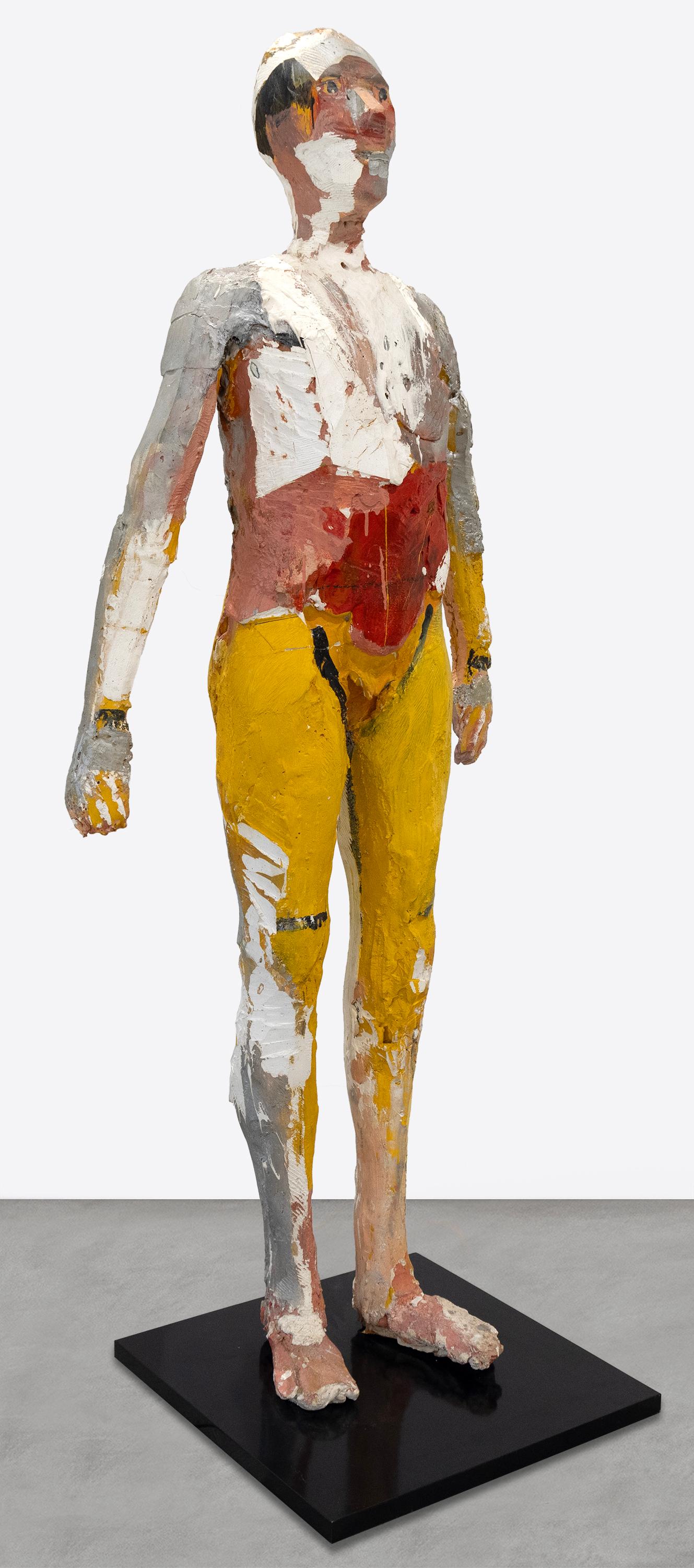Nude Sculpture Manuel Neri - Hombre Colorado II