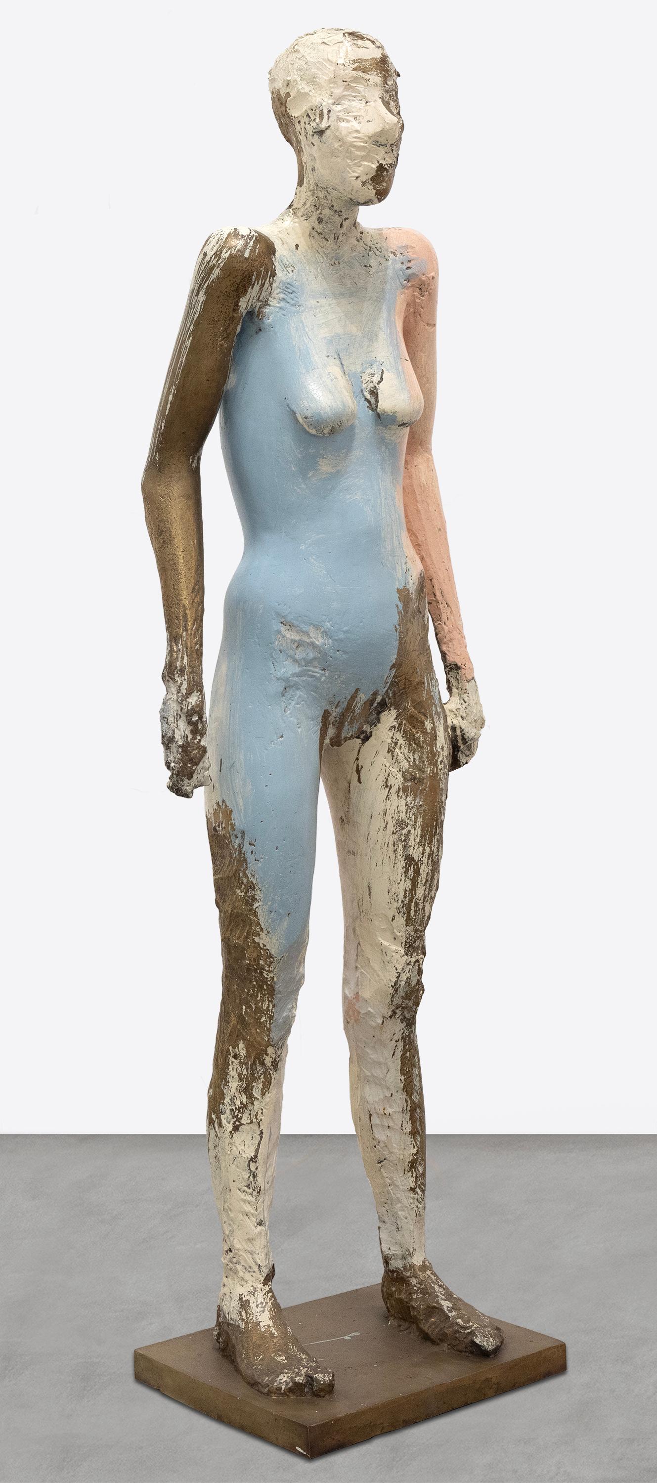 Figurative Sculpture Manuel Neri - Figure debout n° 3 sans titre