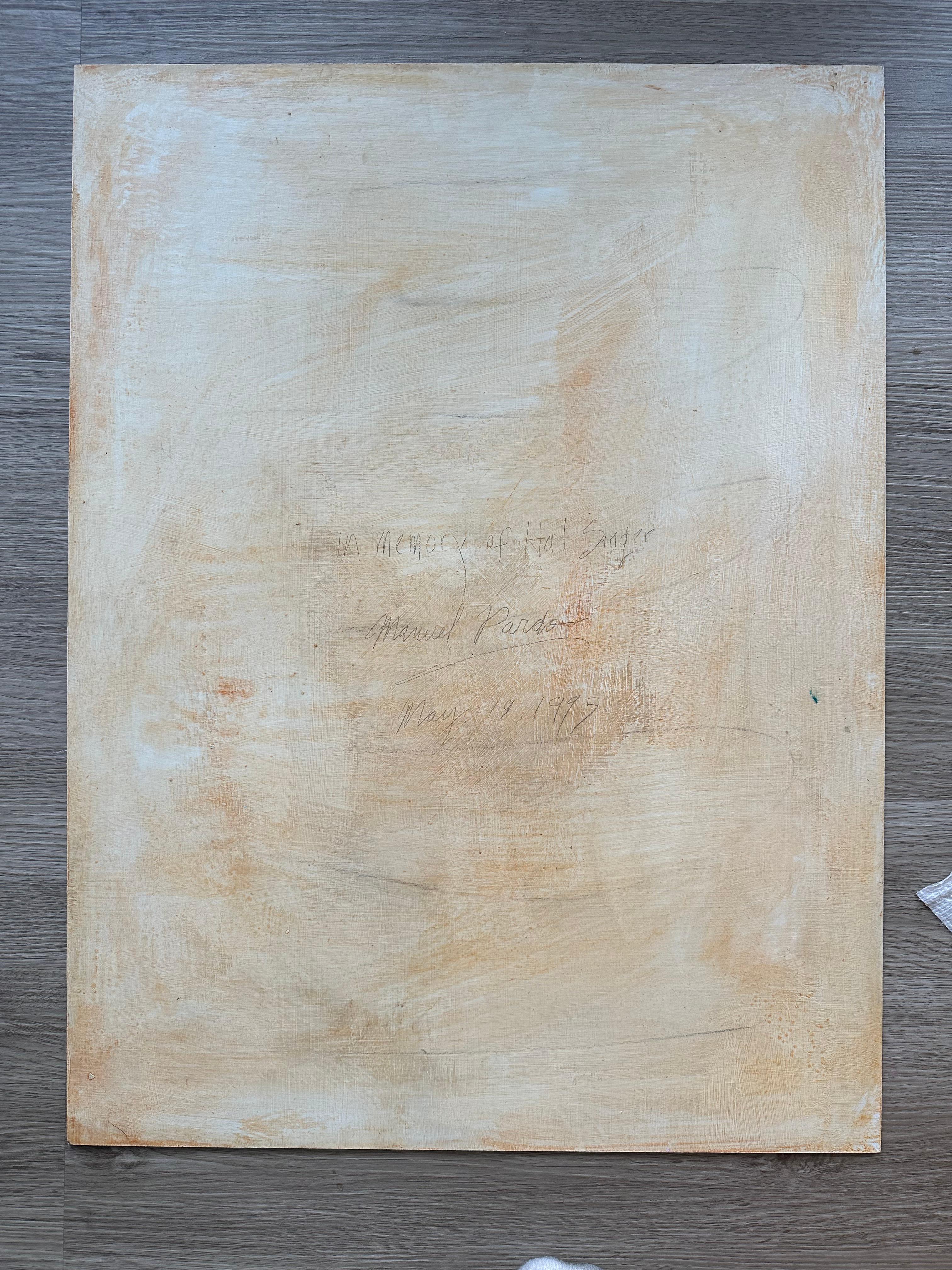 Natura morta astratta di vaso floreale (artista cubano) 1