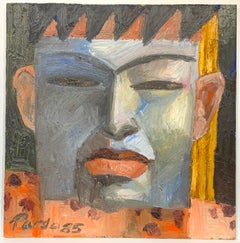 Ritratto astratto neo-espressionista (artista cubano)