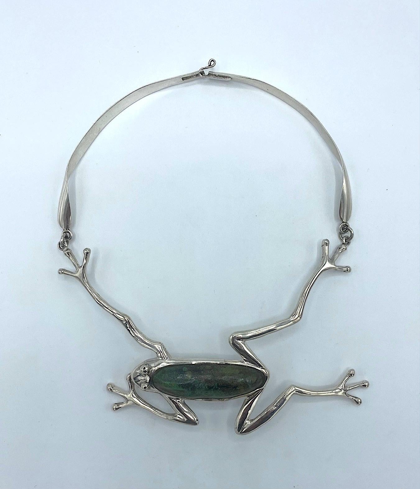 Manuel Porcayo Figuero Sterling with Chrysocolla  Necklace 4