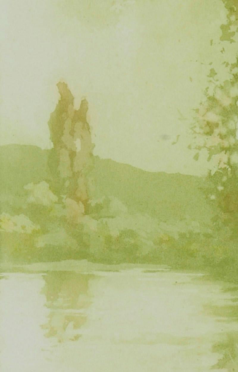Avril - Impressionist Print by Manuel Robbe