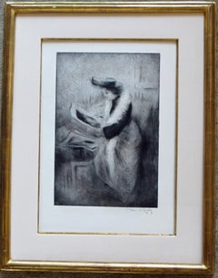 Señora mirando Impresiones