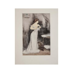 Grabado al aguatinta original creado en 1903 por Manuel Robbe