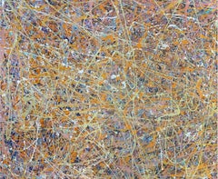 Large Acrylic Painting on Canvas by Manuel Roberto