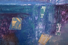 Reflection II, Modern Monoprint by Manuel Rodriguez Jr.