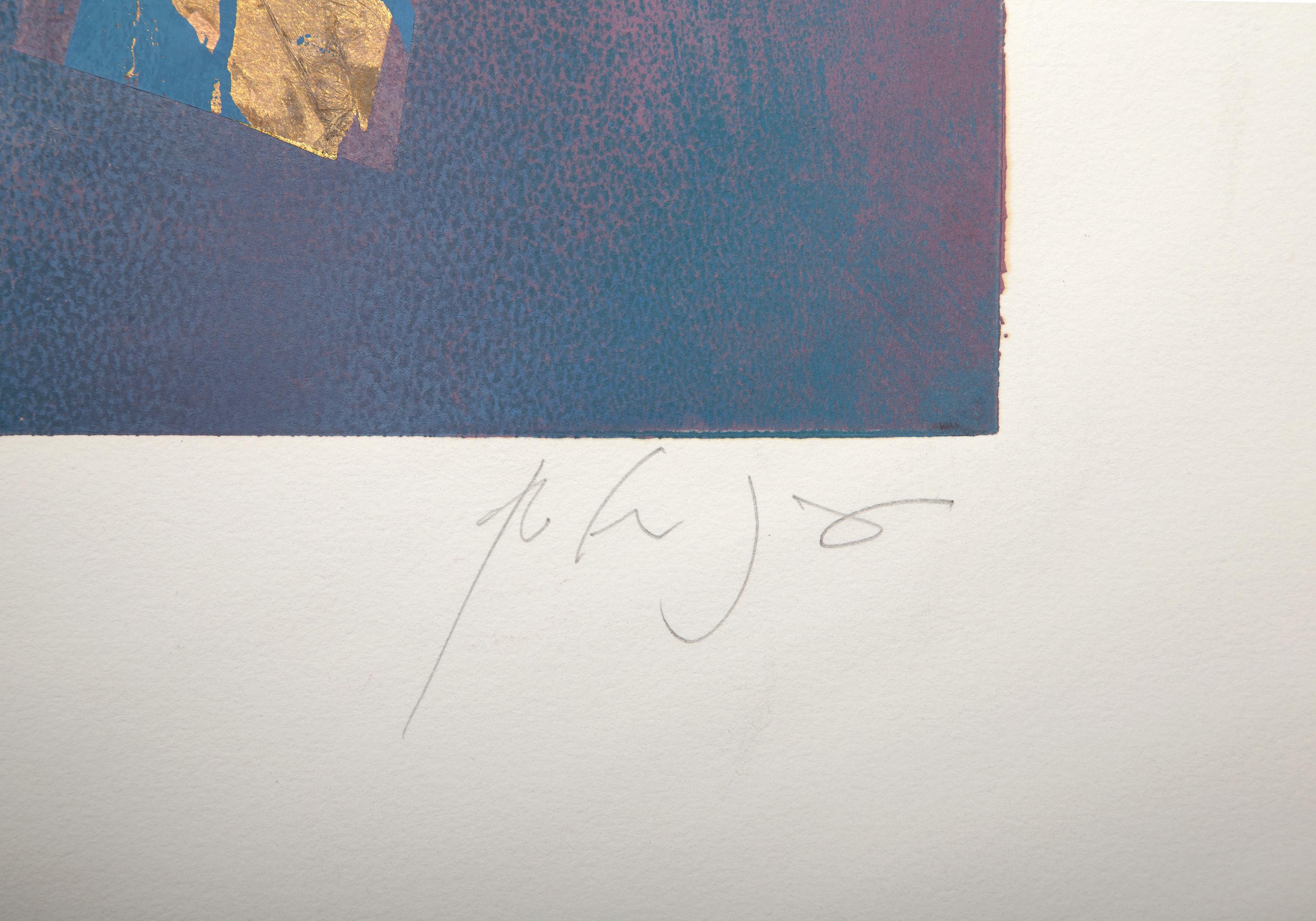 Reflection II, Monoimpression moderne de Manuel Rodriguez Jr. en vente 2