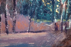 Reflection III, Modern Monoprint by Manuel Rodriguez Jr.