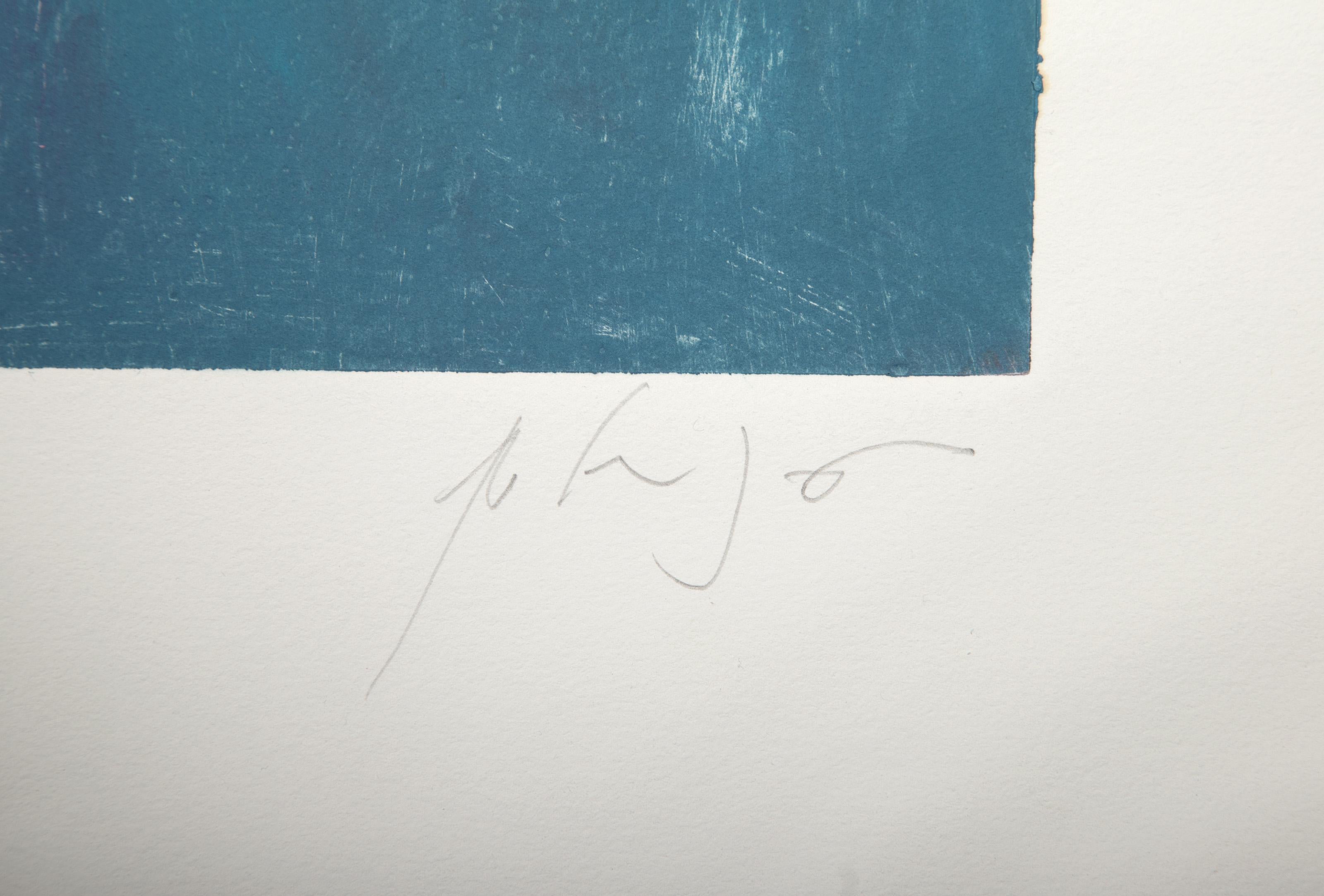 Reflection III, monoimpression moderne de Manuel Rodriguez Jr. en vente 2