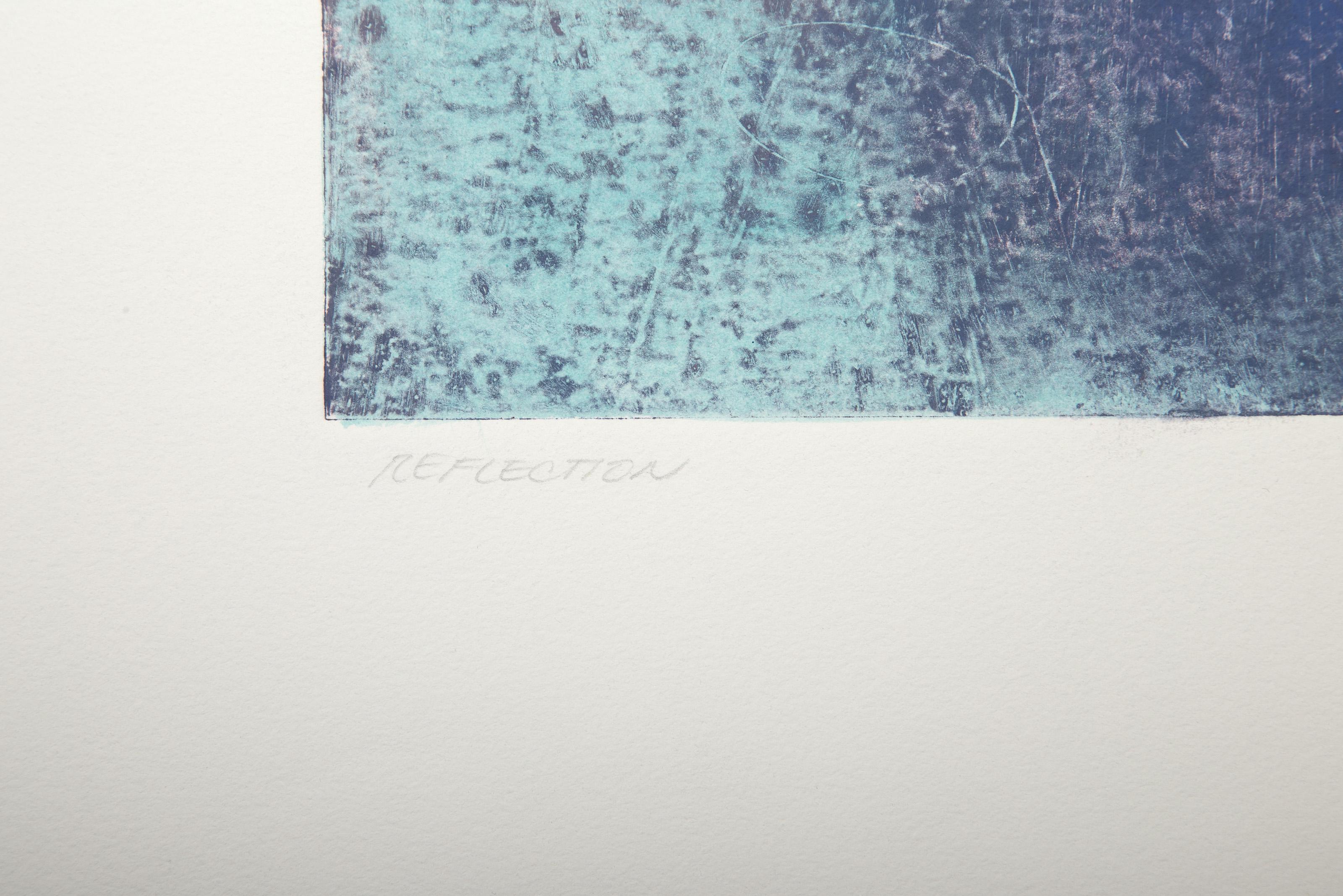 Reflection III, monoimpression moderne de Manuel Rodriguez Jr. en vente 3