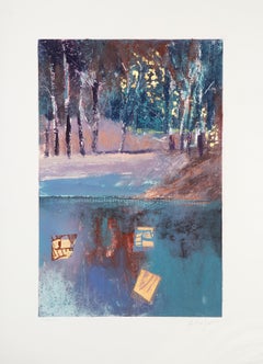 Reflection III, monoimpression moderne de Manuel Rodriguez Jr.