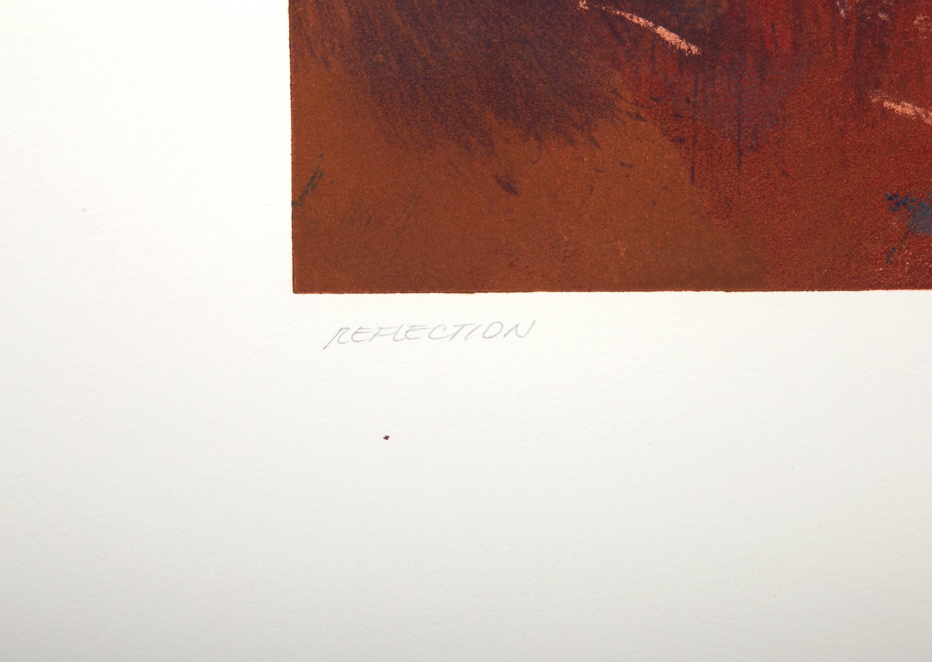 Reflection IV, monoimpression moderne de Manuel Rodriguez Jr. en vente 3