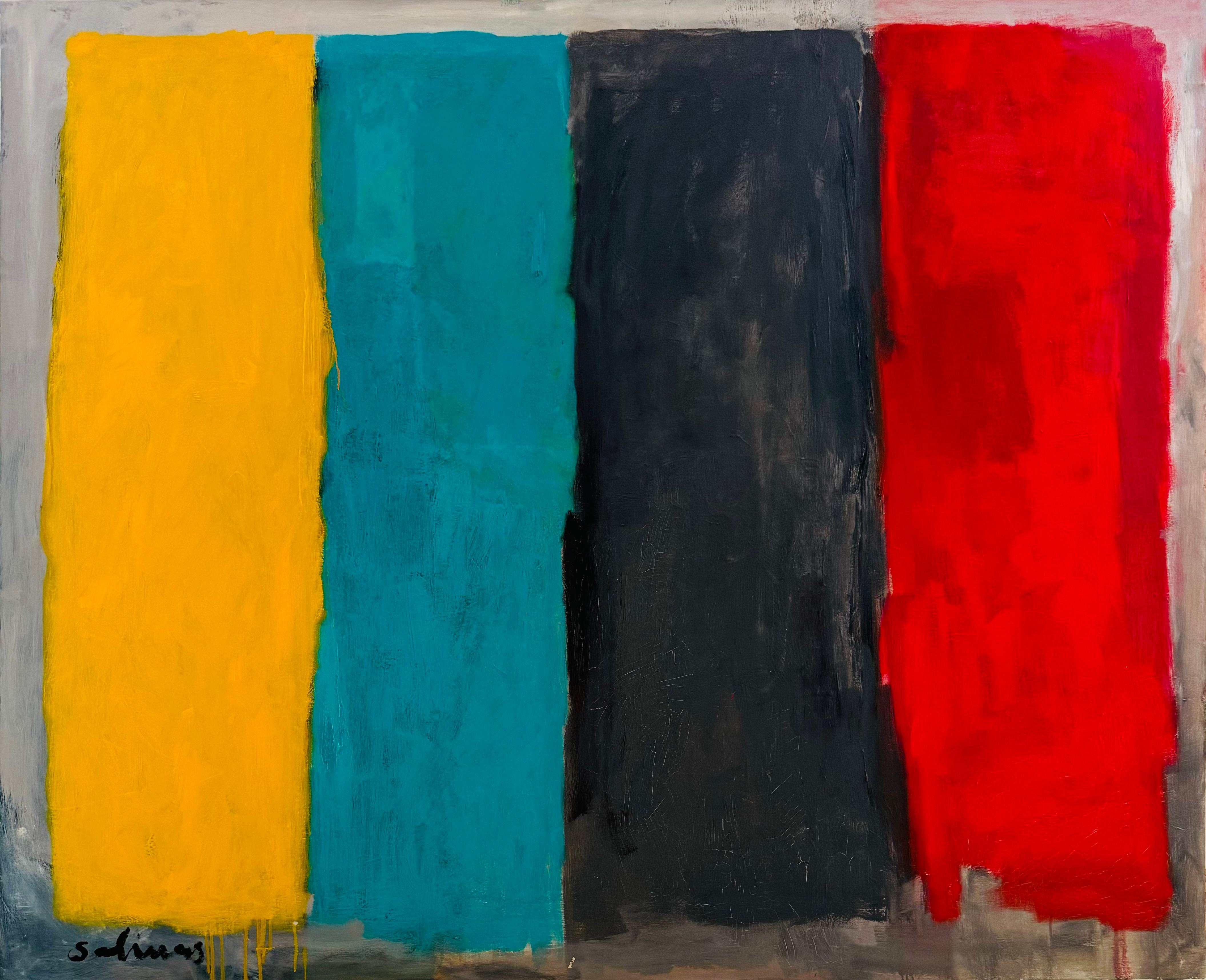 Abstract Painting di Manuel Salinas - Senza titolo