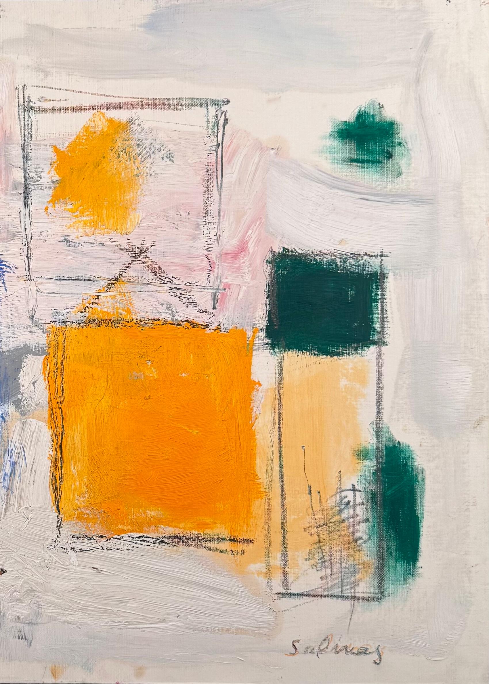 Senza titolo - Abstract Painting Nero di Manuel Salinas