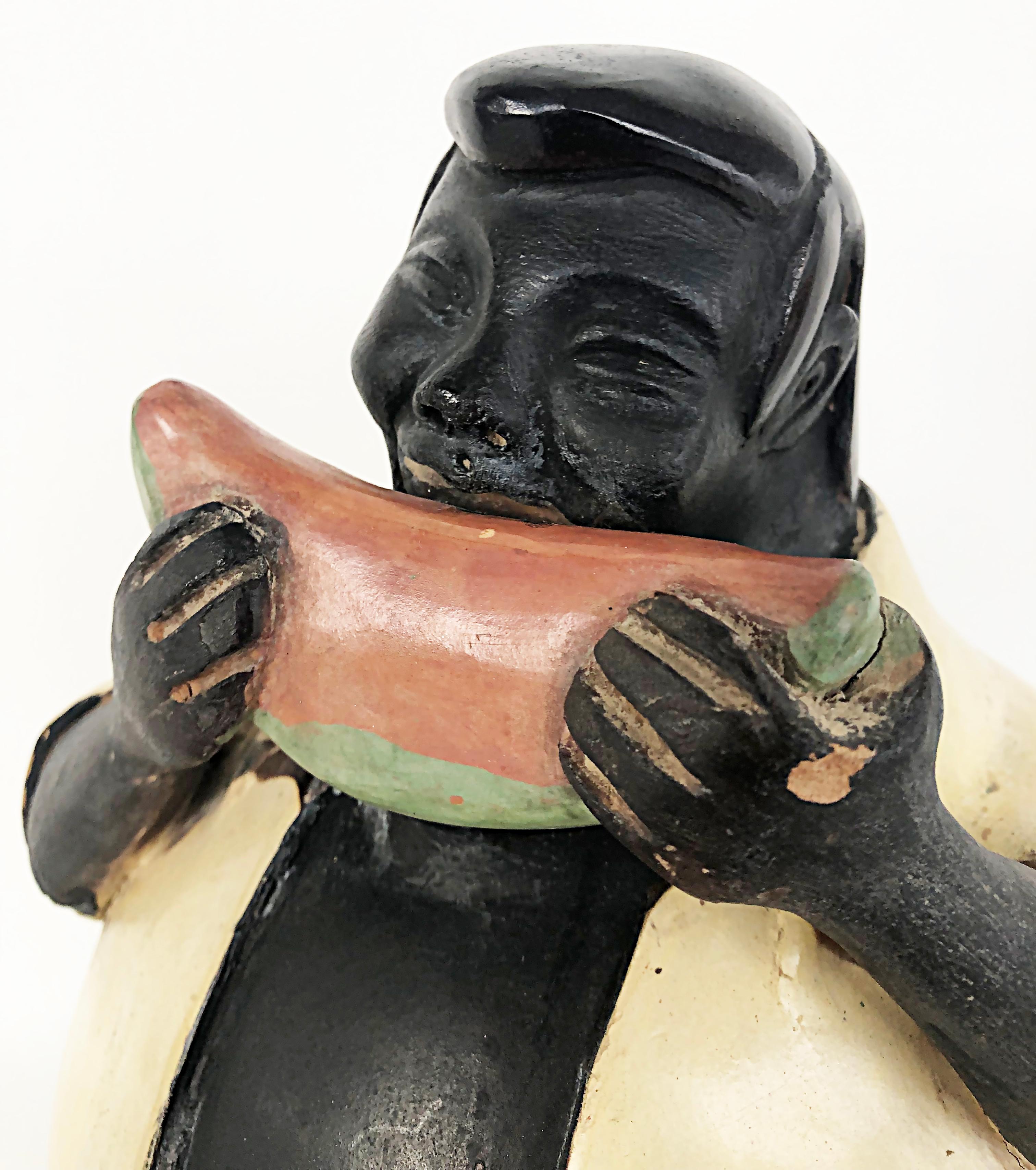 Manuel Sandoval Valez Lateinamerikanische figurative Keramik-Skulptur, Volkskunst (Peruanisch) im Angebot