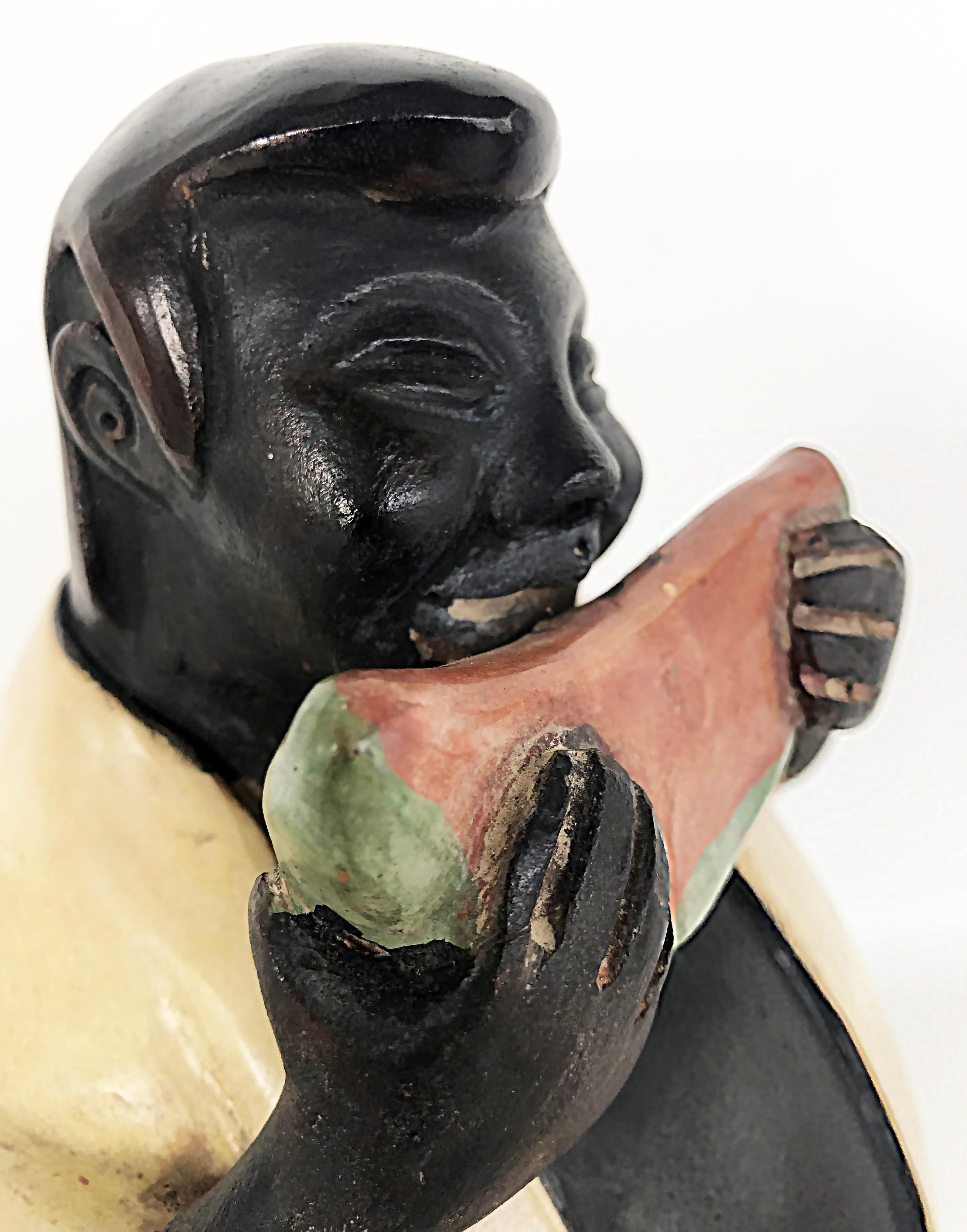 Sculpture figurative en céramique d'art populaire latino-américain Manuel Sandoval Valez Bon état - En vente à Miami, FL