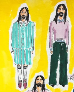 Alessandro Michelle Yellow, Portrait.