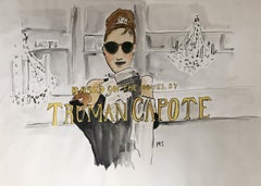 Audrey Hepburn Breakfast at Tiffany's. Hollywood actress and Fashion Icon