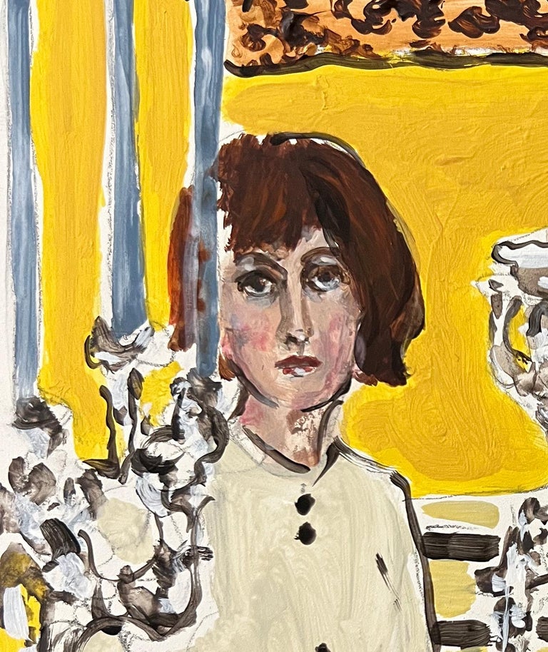 Manuel Santelices Lord and Lady Eliot, unique Acrylic painting on a