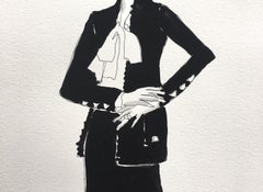 Nan Kempner in black