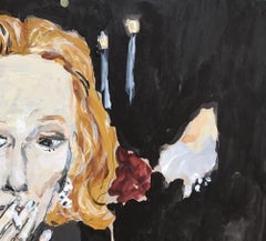 Nan Kempner smoking