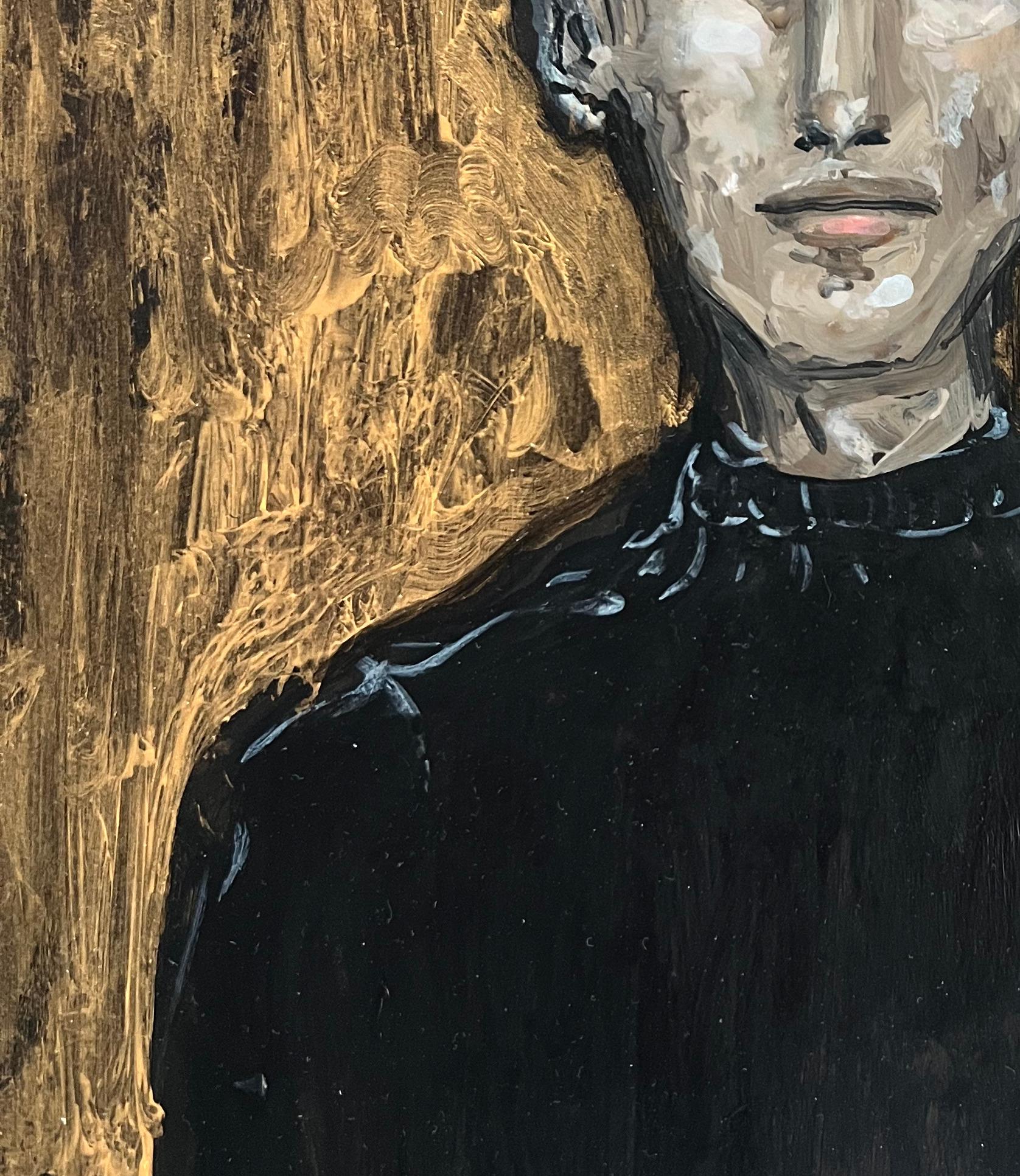 Robert Hebert Percy. De la serie Arte, cultura y sociedad - Painting Contemporáneo de Manuel Santelices